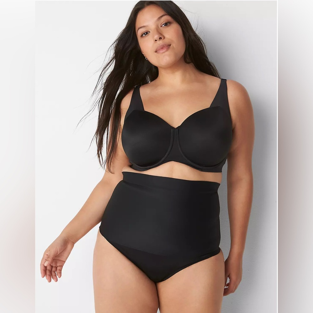 NWOT Cacique Black Smoother Ultra High Waist Brief 18/20